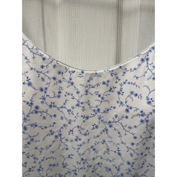 Andie‎ Swim The Amalfi One Piece Swimsuit Blue White Floral Flowers Size XXL 2X - Picture 2 of 4